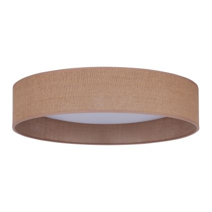 Duolla - LED Plafonjera ROLLER LED/24W/230V svetla pr. 45 cm braon