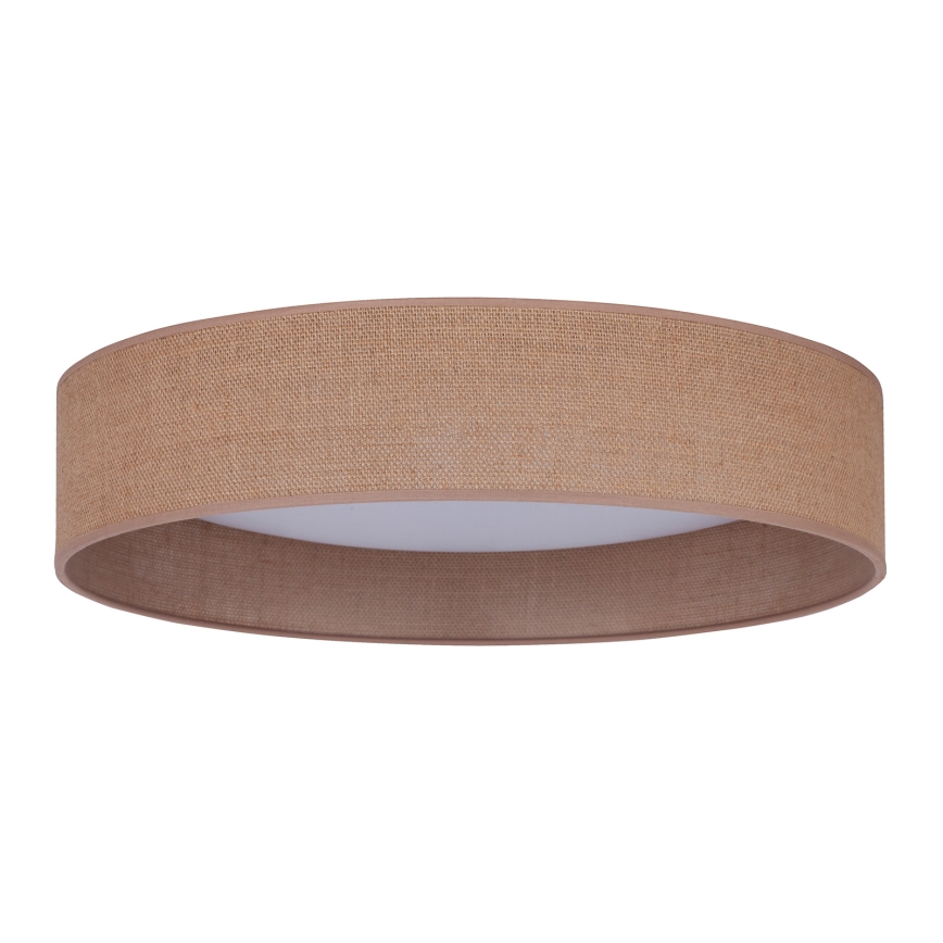 Duolla - LED Plafonjera ROLLER LED/24W/230V svetla pr. 45 cm braon