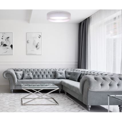 Duolla - LED Plafonjera ROLLER LED/24W/230V svetla pr. 45 cm sivo