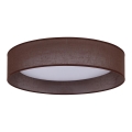 Duolla - LED Plafonjera ROLLER LED/24W/230V tamno pr. 45 cm braon