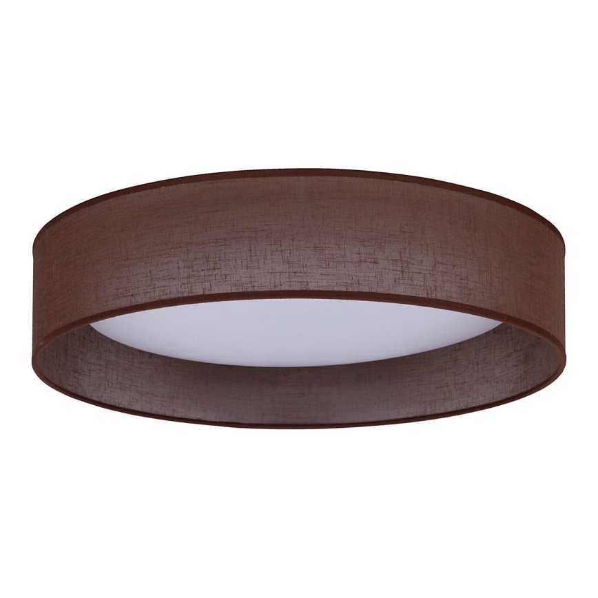 Duolla - LED Plafonjera ROLLER LED/24W/230V tamno pr. 45 cm braon