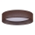 Duolla - LED Plafonjera ROLLER LED/24W/230V tamno pr. 45 cm braon