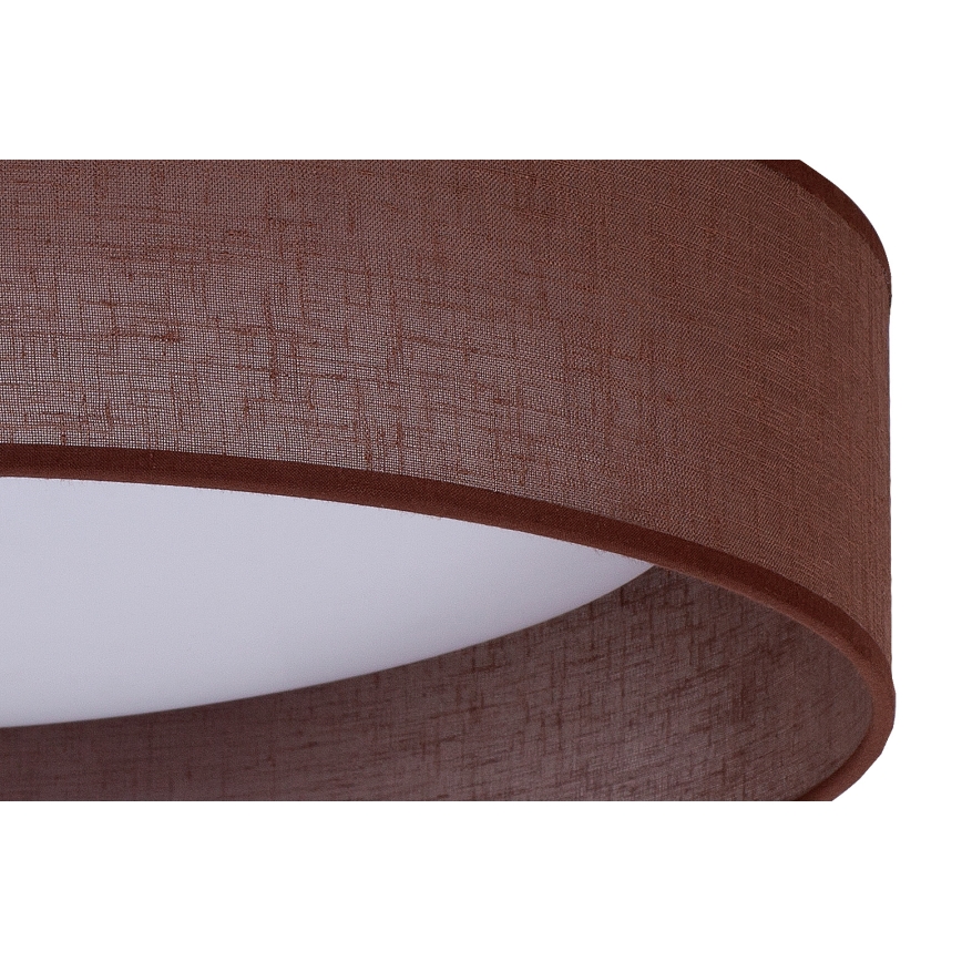 Duolla - LED Plafonjera ROLLER LED/24W/230V tamno pr. 45 cm braon