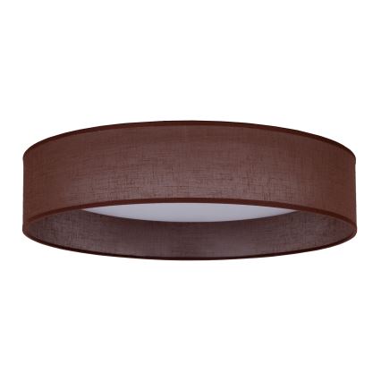 Duolla - LED Plafonjera ROLLER LED/24W/230V tamno pr. 45 cm braon