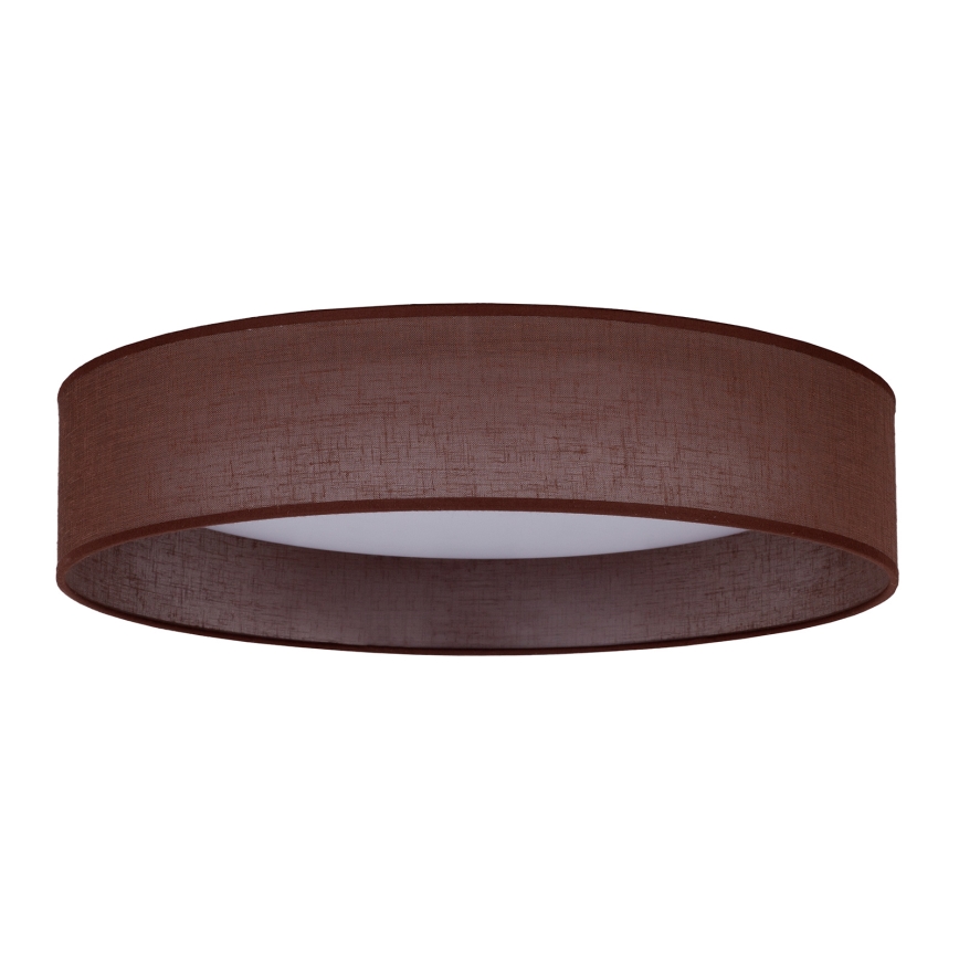 Duolla - LED Plafonjera ROLLER LED/24W/230V tamno pr. 45 cm braon