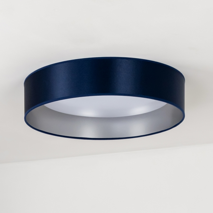 Duolla - LED plafonska svetiljka ROLLER LED/24W/230V prečnika 45 cm plava/srebrna