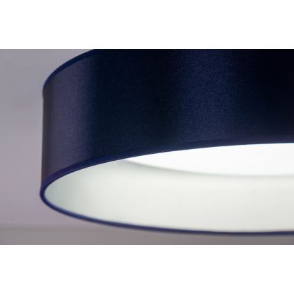 Duolla - LED plafonska svetiljka ROLLER LED/24W/230V prečnika 45 cm plava/srebrna