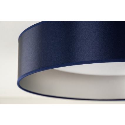 Duolla - LED plafonska svetiljka ROLLER LED/24W/230V prečnika 45 cm plava/srebrna