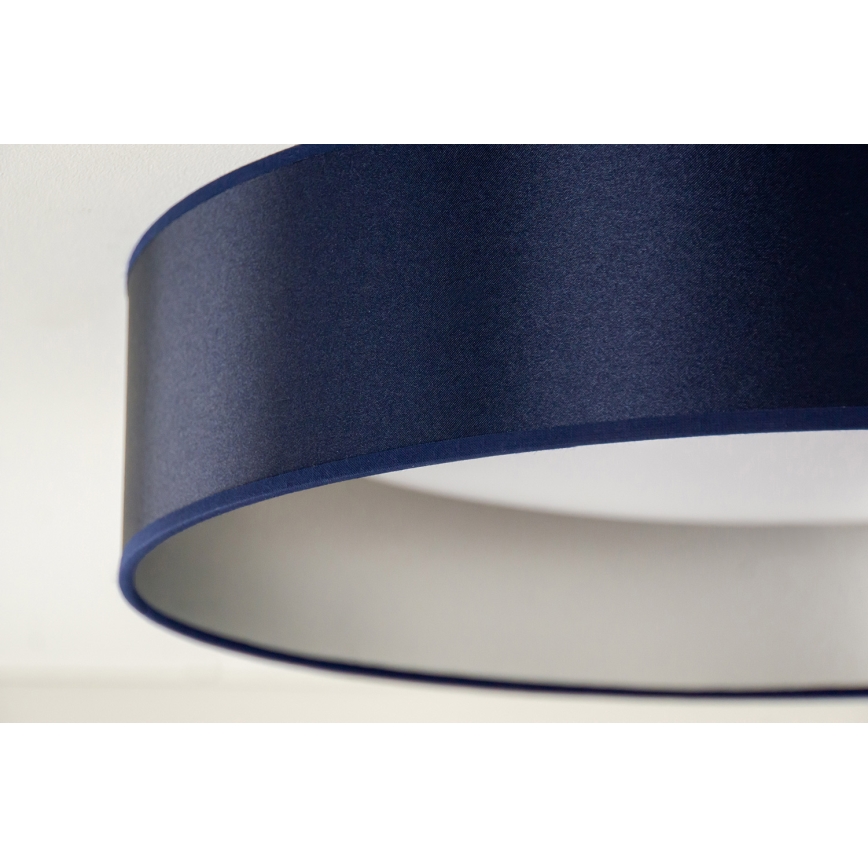 Duolla - LED plafonska svetiljka ROLLER LED/24W/230V prečnika 45 cm plava/srebrna