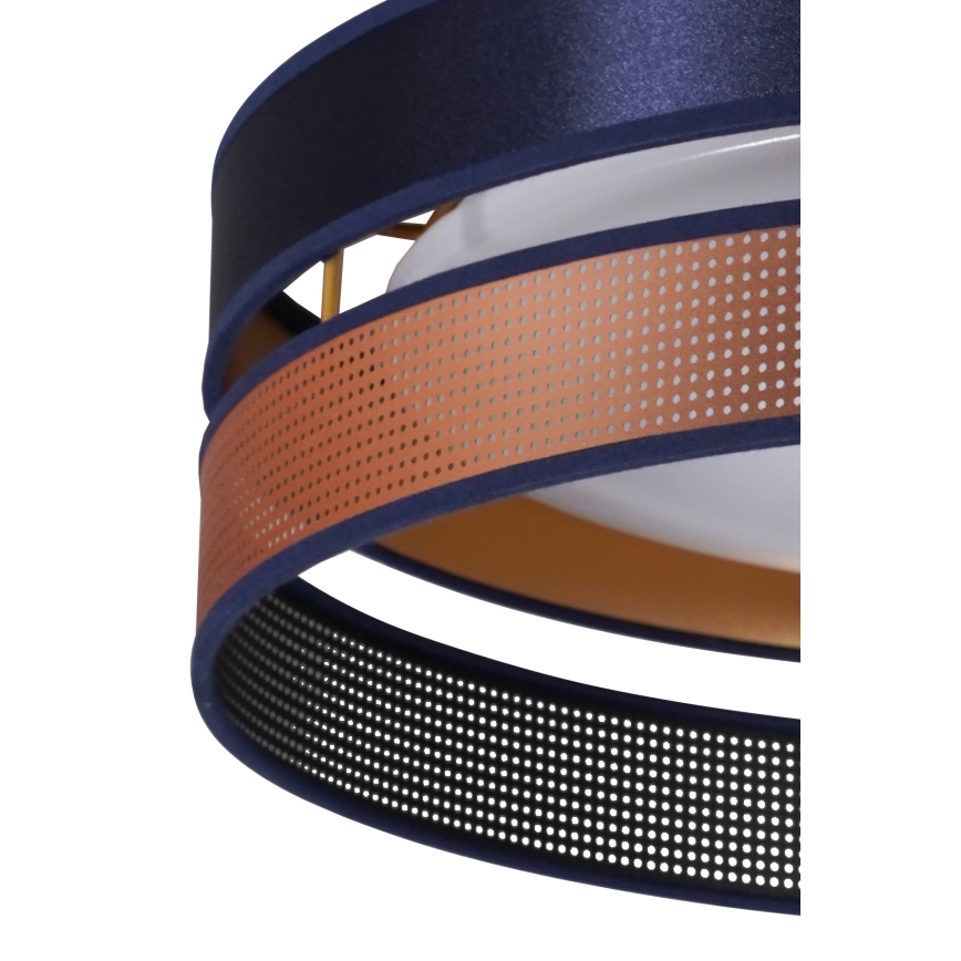 Duolla - LED plafonsko svetlo ROLLER DUO SHINY LED/24W/230V prečnik 45 cm plava/bakrena