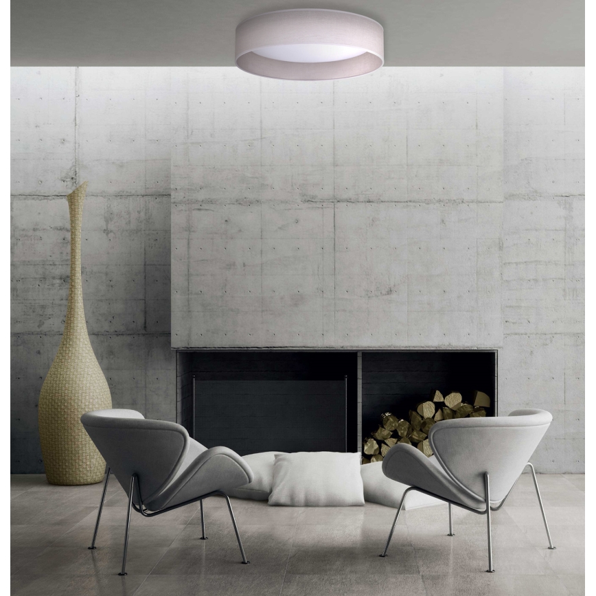 Duolla - LED plafonsko svetlo ROLLER LED/24W/230V, svetlo sive boje, prečnik 45 cm
