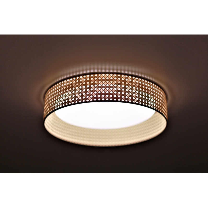 Duolla - LED plafonsko svetlo ROLLER LED/24W/230V Ø 45 cm ratan