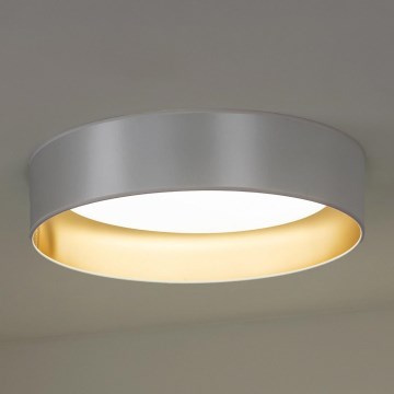 Duolla - LED stropna svetiljka ROLLER LED/24W/230V Ø 45 cm srebrna/zlatna