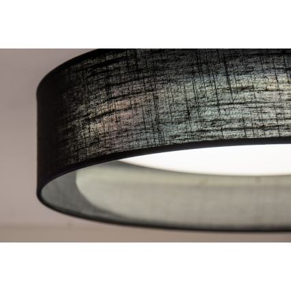 Duolla - LED stropno svetlo ROLLER LED/24W/230V Ø 45 cm crne boje