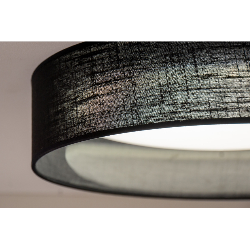 Duolla - LED stropno svetlo ROLLER LED/24W/230V Ø 45 cm crne boje