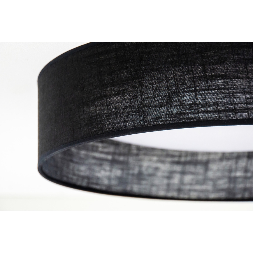 Duolla - LED stropno svetlo ROLLER LED/24W/230V Ø 45 cm crne boje