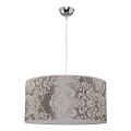 Duolla - Luster na sajli ALTO 1xE27/40W/230V pr. 45 cm srebrno
