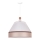 Duolla - Luster na sajli AVIGNON 1xE27/15W/230V pr. 60 cm bela/bež