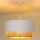 Duolla - Luster na sajli BOHO 1xE27/15W/230V pr. 45 cm bela/braon