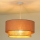 Duolla - Luster na sajli BOHO 1xE27/15W/230V pr. 45 cm bež/braon