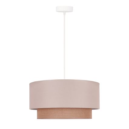 Duolla - Luster na sajli BOHO 1xE27/15W/230V pr. 45 cm bež/braon
