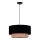 Duolla - Luster na sajli BOHO 1xE27/15W/230V pr. 45 cm crno/braon