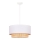 Duolla - Luster na sajli BOHO 1xE27/15W/230V pr. 45 cm kremasta/ratan