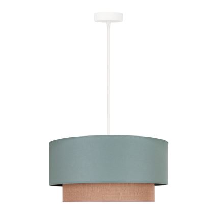 Duolla - Luster na sajli BOHO 1xE27/15W/230V pr. 45 cm zelena/braon