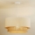 Duolla - Luster na sajli BOHO 1xE27/15W/230V pr. 60 cm bež/braon