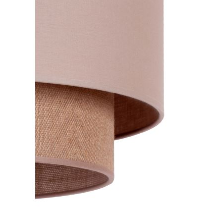 Duolla - Luster na sajli BOHO 1xE27/15W/230V prečnik 45 cm bež/braon