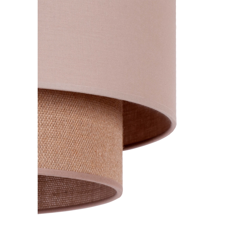 Duolla - Luster na sajli BOHO 1xE27/15W/230V prečnik 45 cm bež/braon