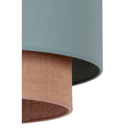 Duolla - Luster na sajli BOHO 1xE27/15W/230V prečnika 45 cm zelena/braon