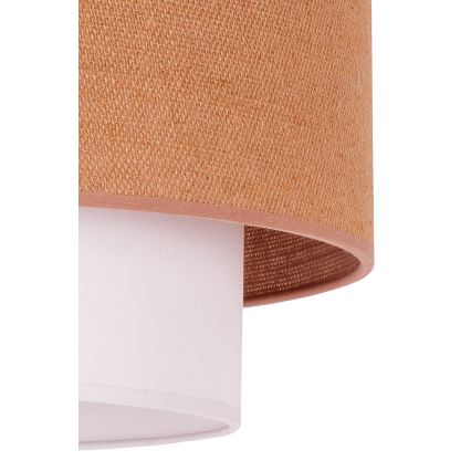 Duolla - Luster na sajli BOHO 1xE27/40W/230V pr. 45 cm bež/bela