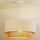 Duolla - Luster na sajli BOHO 1xE27/40W/230V pr. 45 cm kremasta/braon
