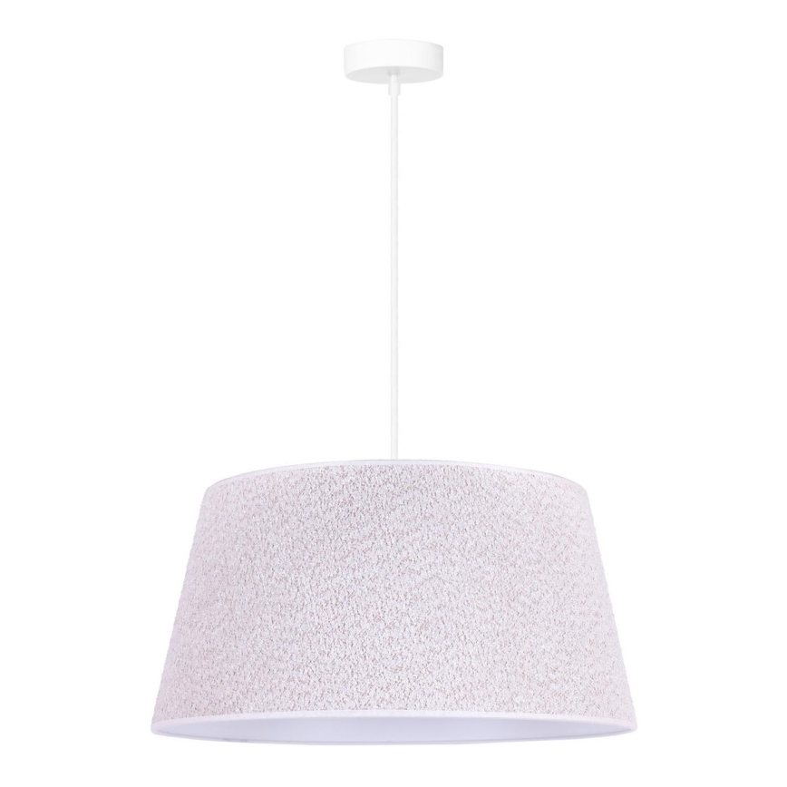 Duolla - Luster na sajli BOUCLE 1xE27/15W/230V pr. 50 cm bela