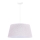 Duolla - Luster na sajli BOUCLE 1xE27/15W/230V pr. 50 cm bela