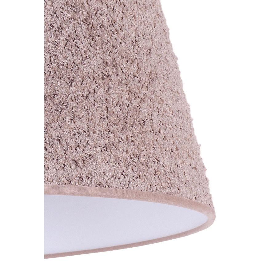 Duolla - Luster na sajli BOUCLE 1xE27/15W/230V pr. 50 cm braon