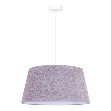 Duolla - Luster na sajli BOUCLE 1xE27/15W/230V pr. 50 cm sivo