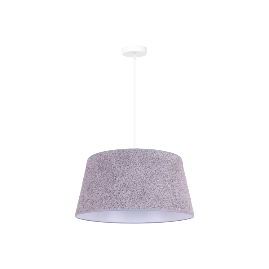 Duolla - Luster na sajli BOUCLE 1xE27/15W/230V pr. 50 cm sivo