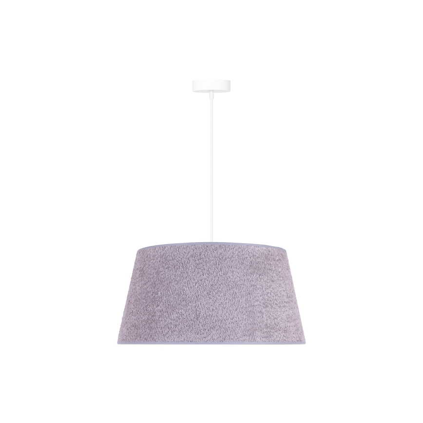 Duolla - Luster na sajli BOUCLE 1xE27/15W/230V pr. 50 cm sivo