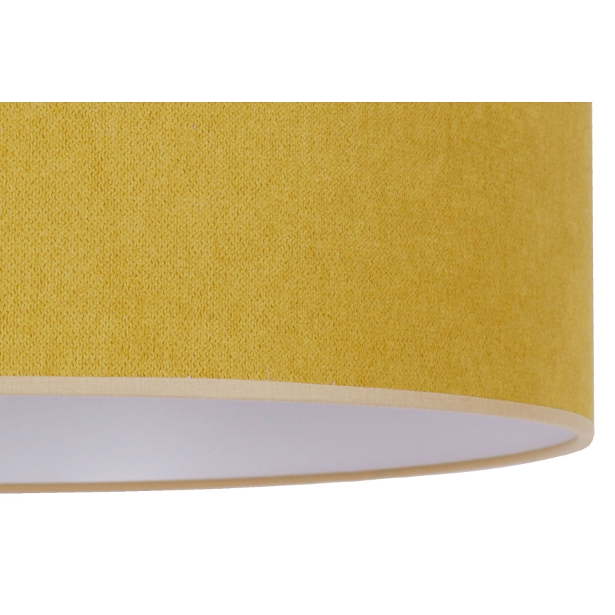 Duolla - Luster na sajli BRISTOL 1xE27/15W/230V pr. 45 cm žuta/bela