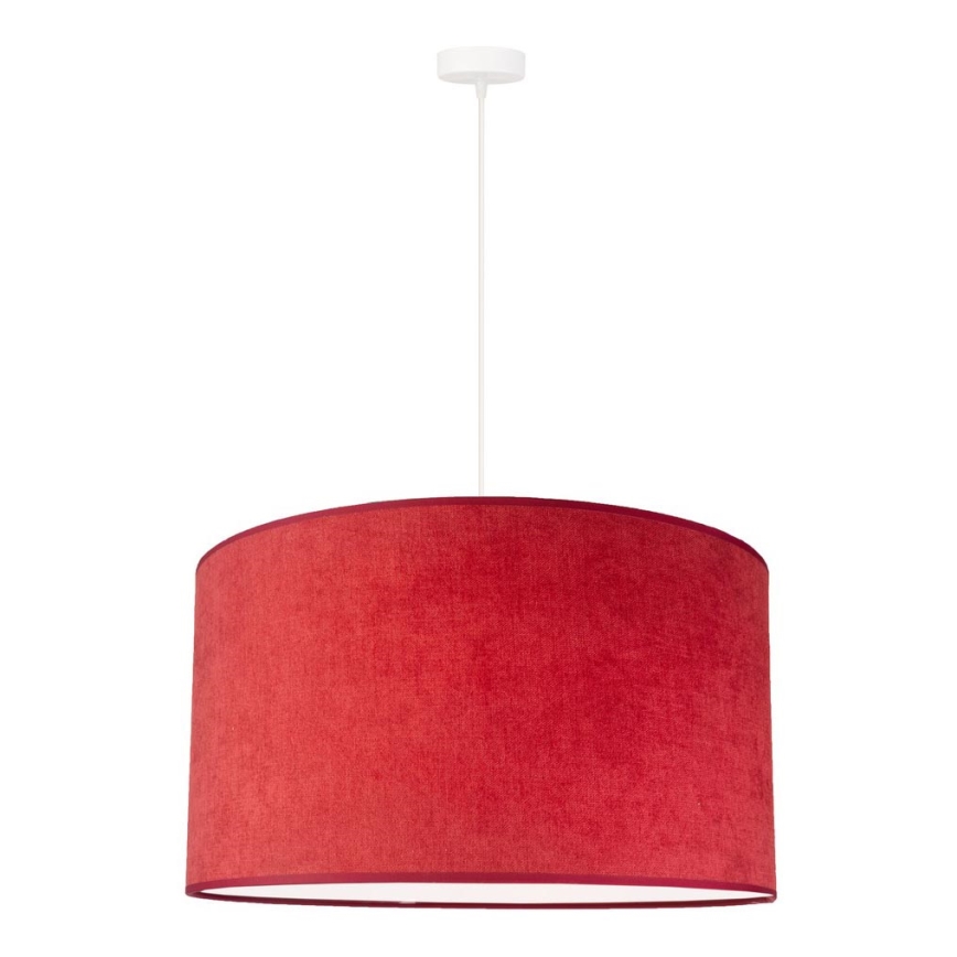 Duolla - Luster na sajli BRISTOL 1xE27/40W/230V pr. 45 cm crveno