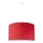 Duolla - Luster na sajli BRISTOL 1xE27/40W/230V pr. 45 cm crveno