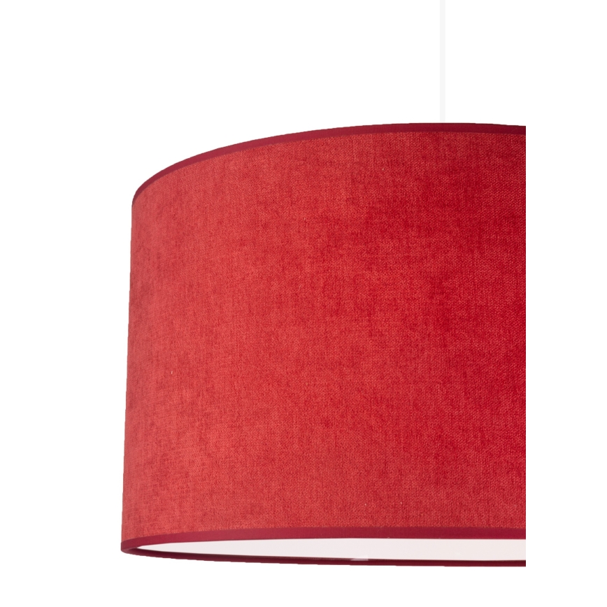 Duolla - Luster na sajli BRISTOL 1xE27/40W/230V pr. 45 cm crveno