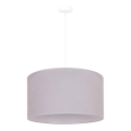Duolla - Luster na sajli BRISTOL 1xE27/40W/230V pr. 45 cm sivo