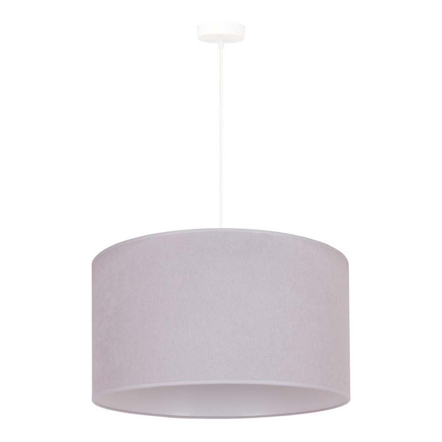 Duolla - Luster na sajli BRISTOL 1xE27/40W/230V pr. 45 cm sivo
