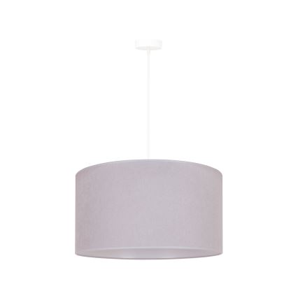 Duolla - Luster na sajli BRISTOL 1xE27/40W/230V, prečnik 45 cm, siva