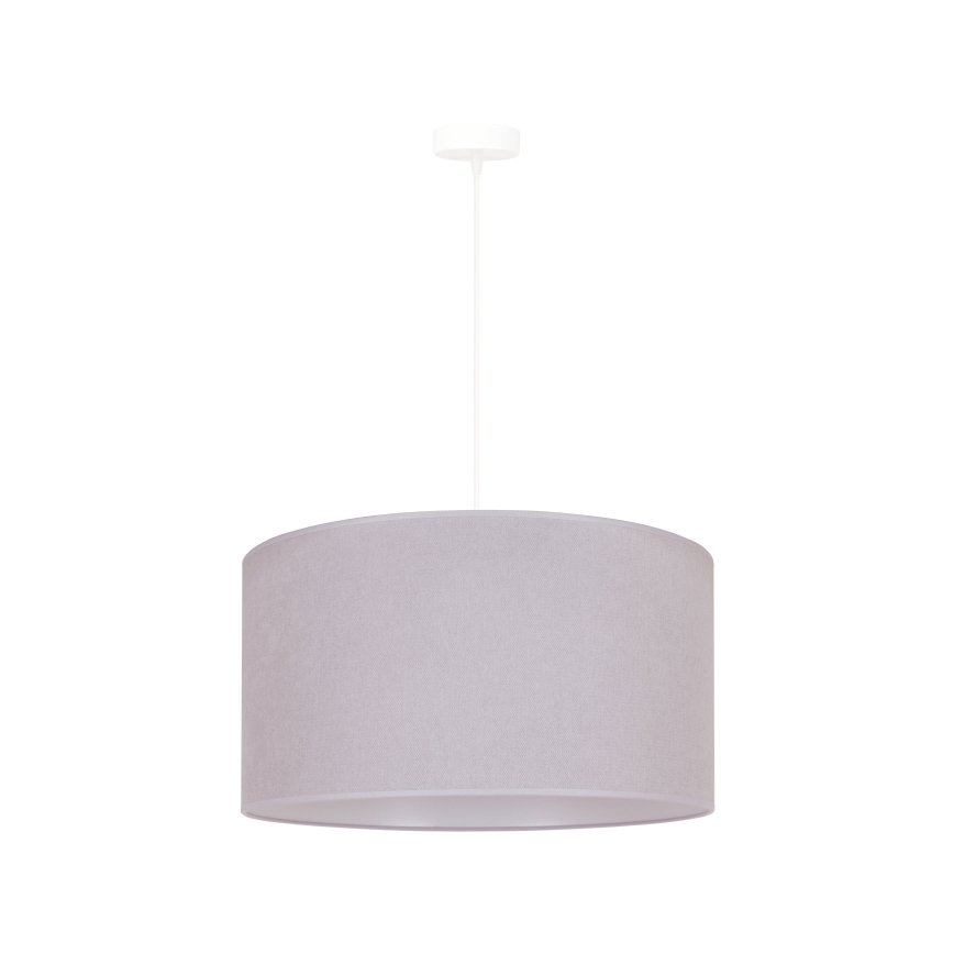 Duolla - Luster na sajli BRISTOL 1xE27/40W/230V, prečnik 45 cm, siva