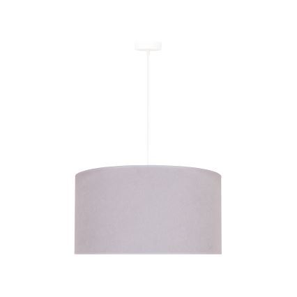 Duolla - Luster na sajli BRISTOL 1xE27/40W/230V, prečnik 45 cm, siva