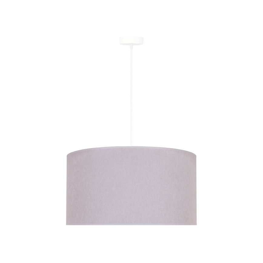 Duolla - Luster na sajli BRISTOL 1xE27/40W/230V, prečnik 45 cm, siva